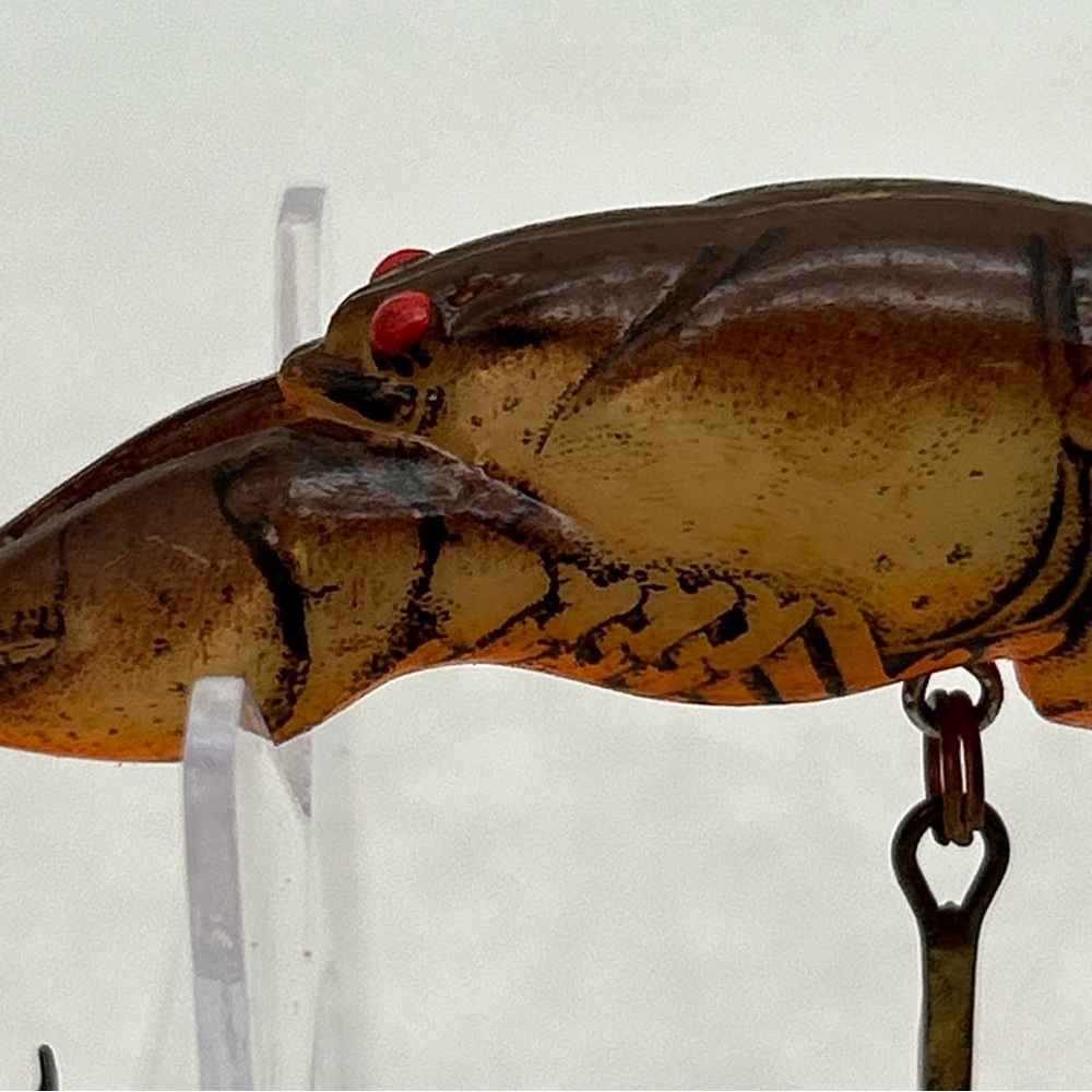 Vtg REBEL CRAWFISH Crankbait Fishing Lure 2” 0.3oz Big Bass Fishing Lure - Picture 4 of 14